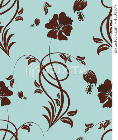 seamless floral pattern 4339677