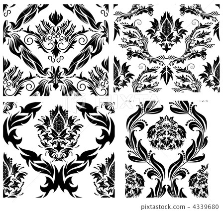 seamless damask pattern seamless damask pattern 4339680
