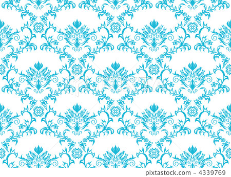 seamless damask pattern seamless damask pattern 4339769