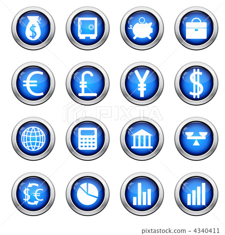 financial icon set financial icon set 4340411