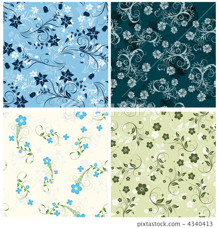 seamless floral pattern 4340413