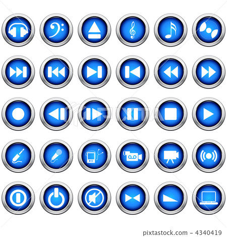 musical icons set musical icons set 4340419