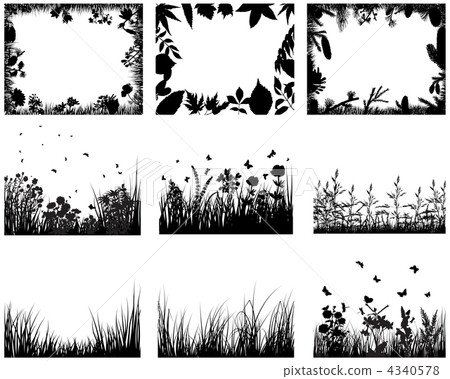 meadow silhouettes 4340578