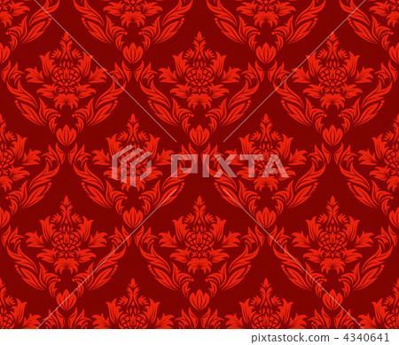 seamless damask pattern seamless damask pattern 4340641