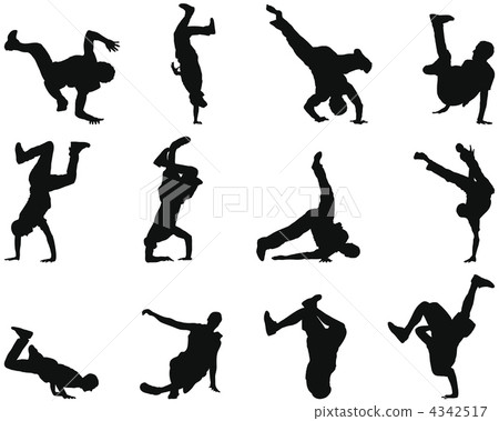 break-dance silhouette set 4342517