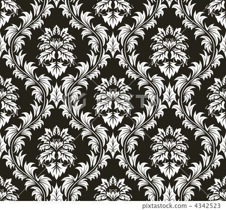 seamless damask pattern seamless damask pattern 4342523