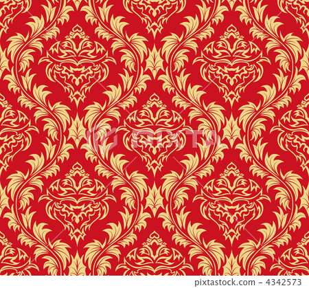 seamless damask pattern seamless damask pattern 4342573