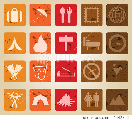 travel icon set 4342833