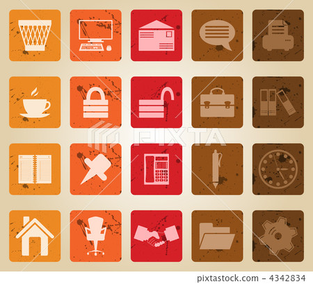 business and office icons set 4342834