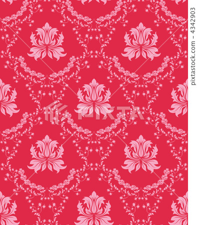 seamless damask pattern seamless damask pattern 4342903