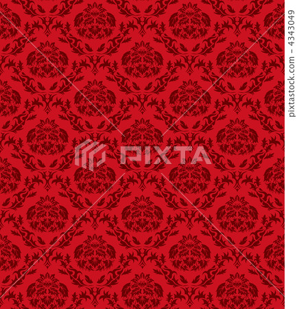 seamless damask pattern seamless damask pattern 4343049