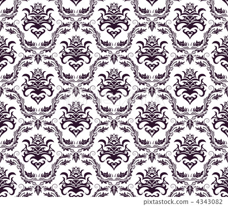 seamless damask pattern seamless damask pattern 4343082