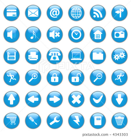 business and office icon set-插圖素材 [4343303] - PIXTA圖庫
