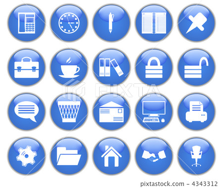 business and office icon set business and office icon set 4343312