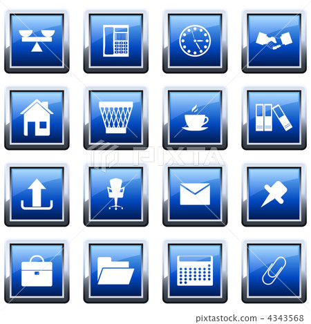 business and office icon set business and office icon set 4343568