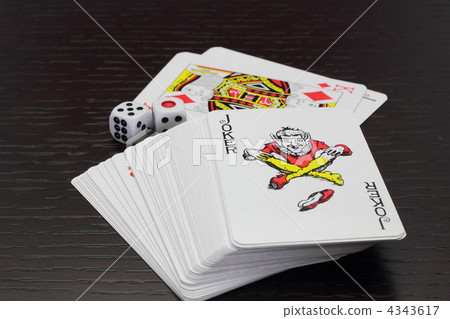 Card and dice 4343617