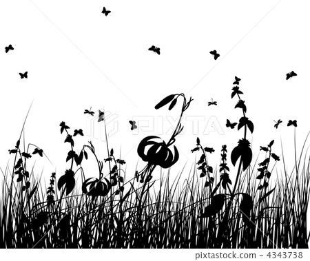 meadow silhouettes meadow silhouettes 4343738