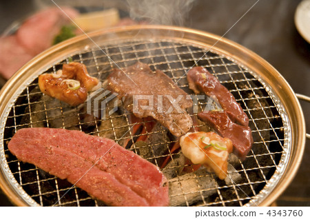 用炭火燒肉 用炭火燒肉 4343760