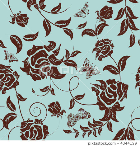 seamless floral pattern 4344159