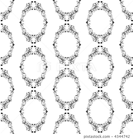 seamless damask pattern seamless damask pattern 4344742