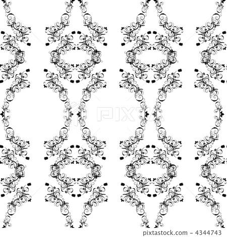 seamless damask pattern 4344743