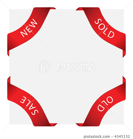 set of ribbon labels set of ribbon labels 4345132