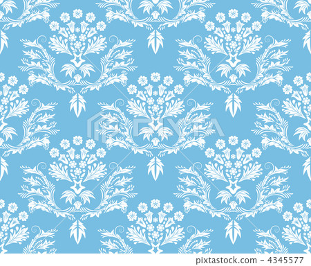 seamless damask pattern 4345577