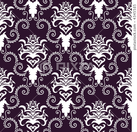 seamless damask pattern 4345585