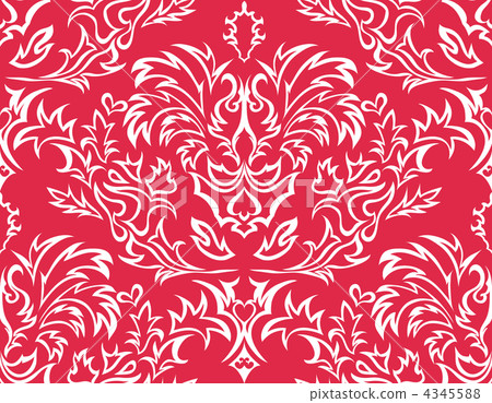 seamless damask pattern seamless damask pattern 4345588