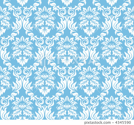 seamless damask pattern seamless damask pattern 4345590