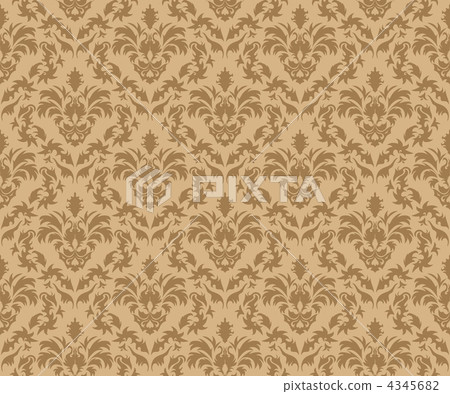 seamless damask pattern 4345682