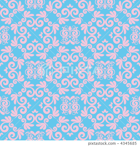 seamless damask pattern seamless damask pattern 4345685