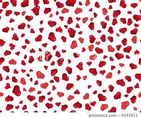 seamless hearts background - Stock Illustration [4345911] - PIXTA