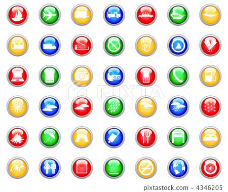 travel icons set travel icons set 4346205