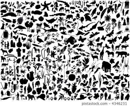 collage silhouettes 4346231