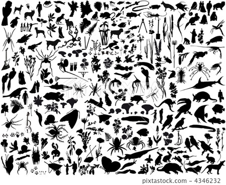 collage silhouettes 4346232