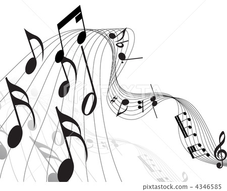 notes staff - Stock Illustration [4346585] - PIXTA