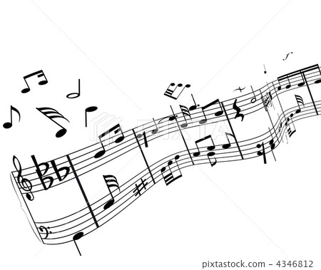 notes staff - Stock Illustration [4346812] - PIXTA