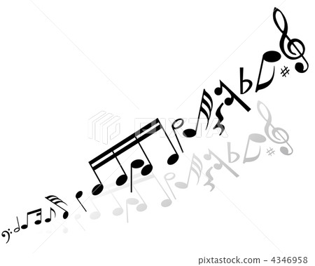 notes staff - Stock Illustration [4346958] - PIXTA