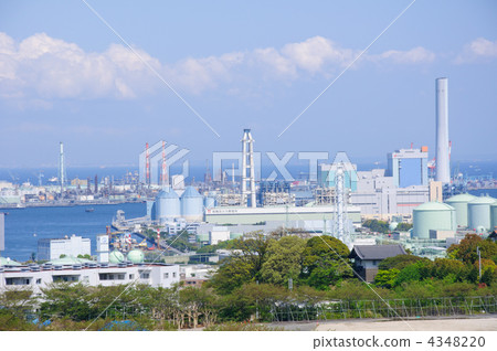 Scenery of Keihin Industrial Area Scenery of Keihin Industrial Area 4348220