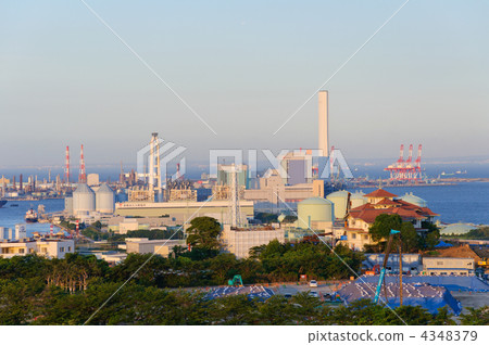 Scenery of Keihin Industrial Area Scenery of Keihin Industrial Area 4348379