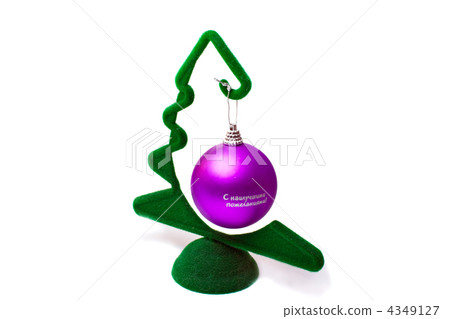 Christmas (New Year) artifical fir wit ball Christmas (New Year) artifical fir wit ball 4349127