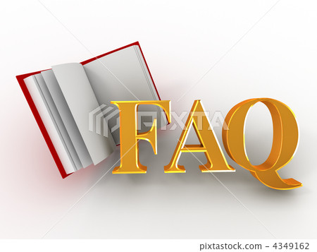 faq. 3d - Stock Illustration [4349162] - PIXTA