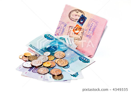 Heap of russian money. Heap of russian money. 4349335