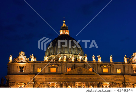 Night View of S.Peters Cathedral Night View of S.Peters Cathedral 4349344