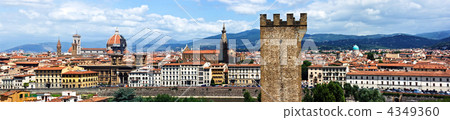 Panorama of historical centre of Florence. Panorama of historical centre of Florence. 4349360