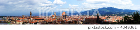 Panorama of historical centre of Florence. Panorama of historical centre of Florence. 4349361