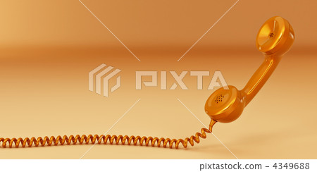 Phone reciever. 3d 4349688