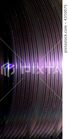 Row stack of compact disks in the box 4350075