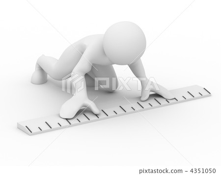 Men with yardstick 4351050